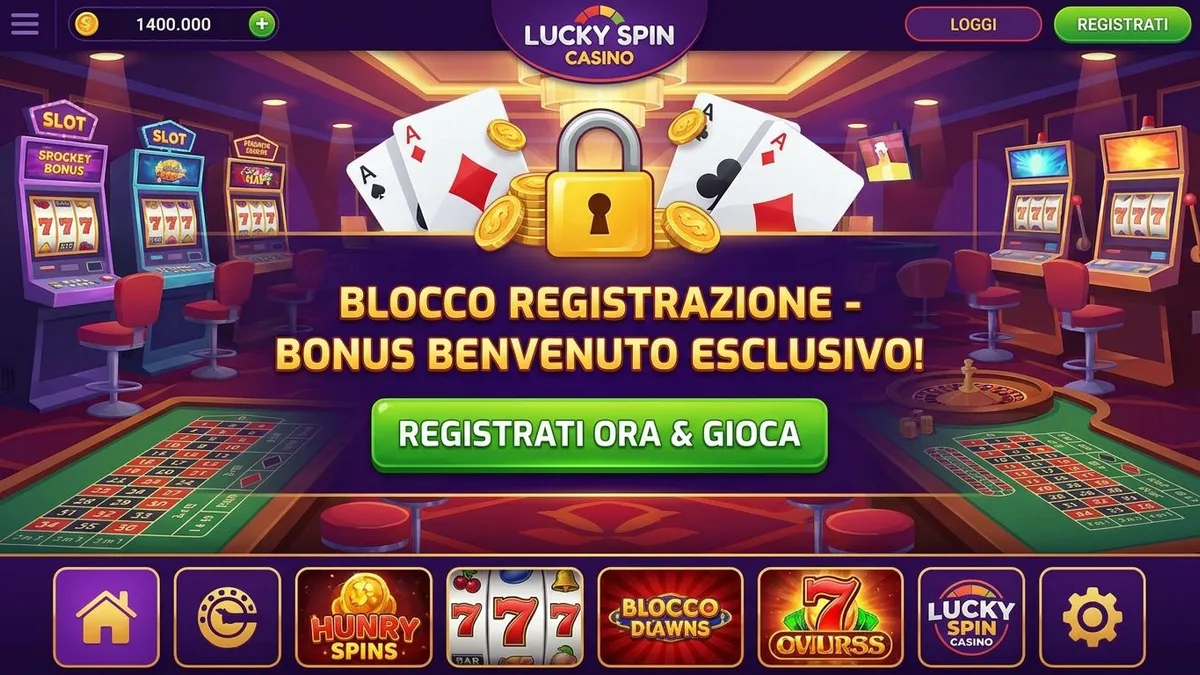 Registrazione con bonus